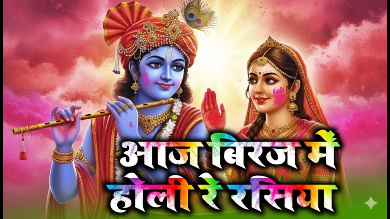 #video  Aaj Biraj Mein Hori Re Rasiya   Krishna Bhajan   आज बिरज में होरी रे रसिया 2025