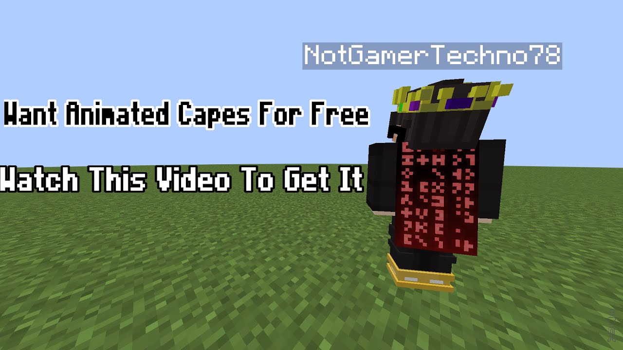 🔥 How To Get FREE Animated Capes in Minecraft (No Premium Needed!) 😱