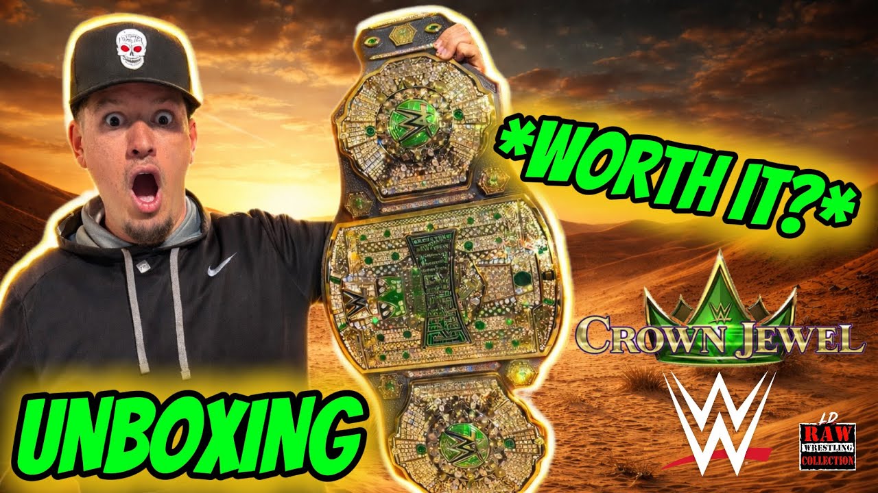 $2,000 WWE CROWN JEWEL BELT | UNBOXING/REVIEW