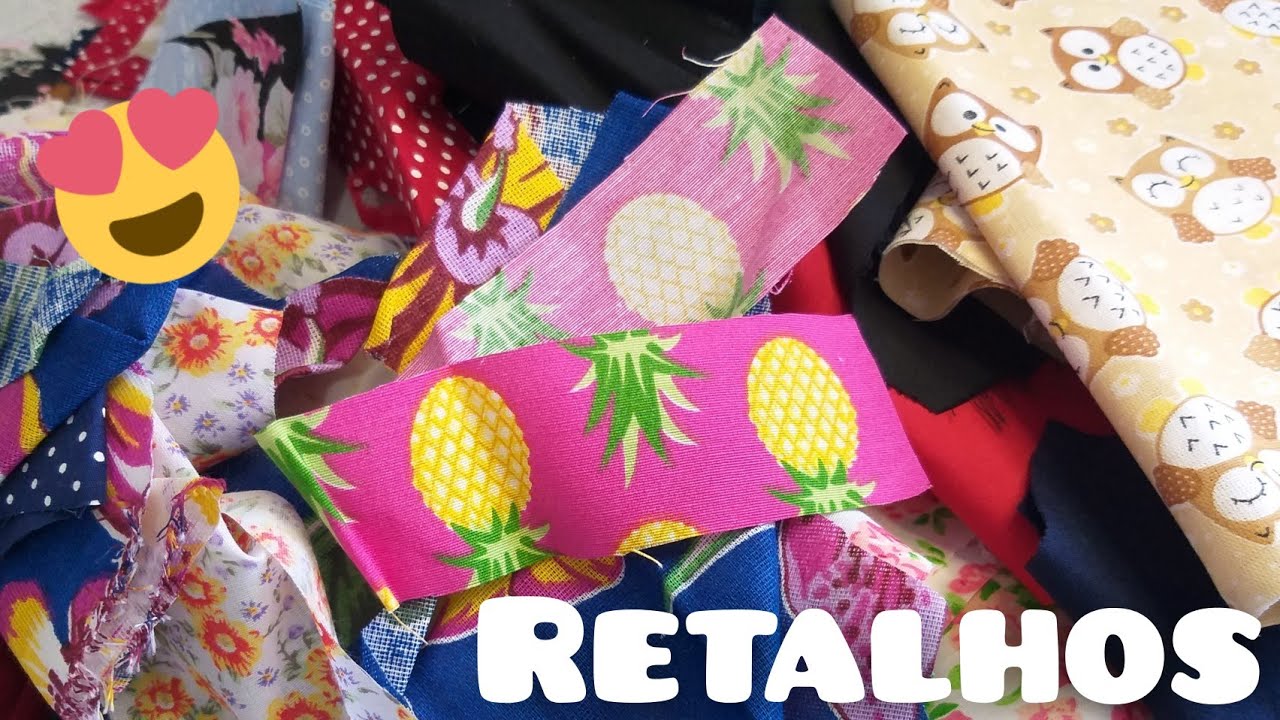 3  IDEIAS PARA FAZER COM RETALHOS - Fácil