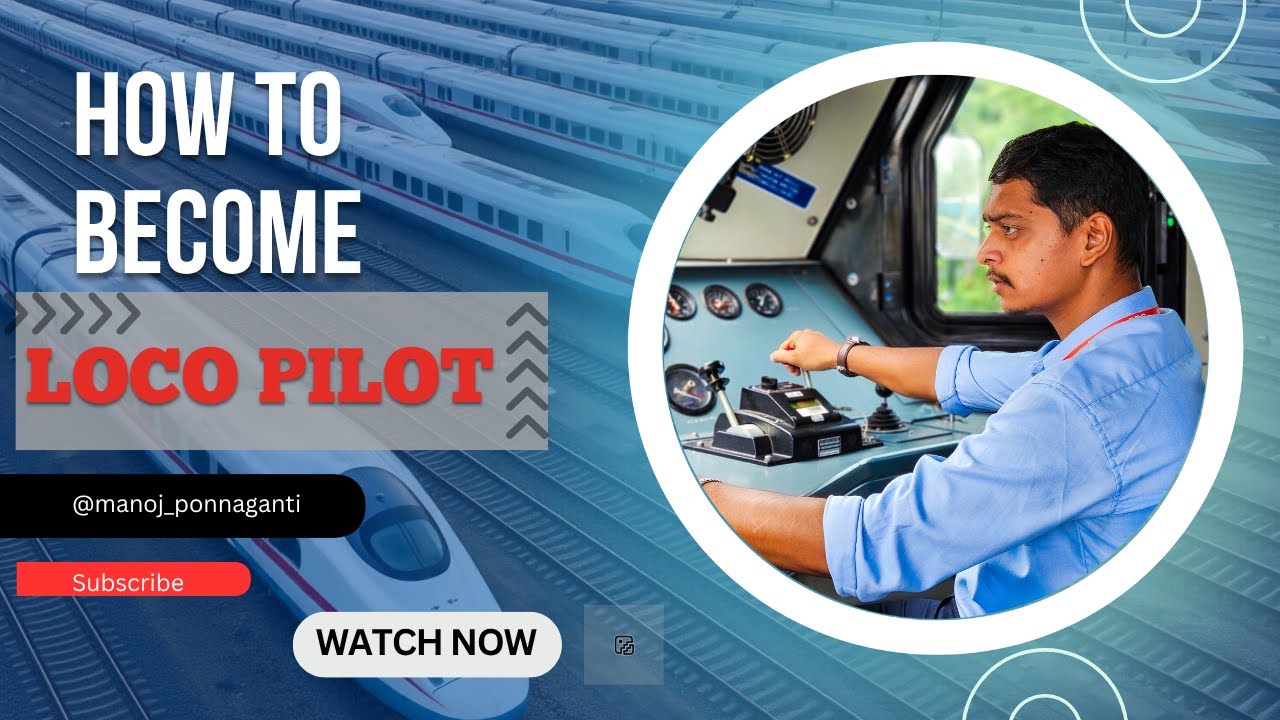 HOW TO BECOME ALP | RAILWAY JOB | LOCOPILOT |