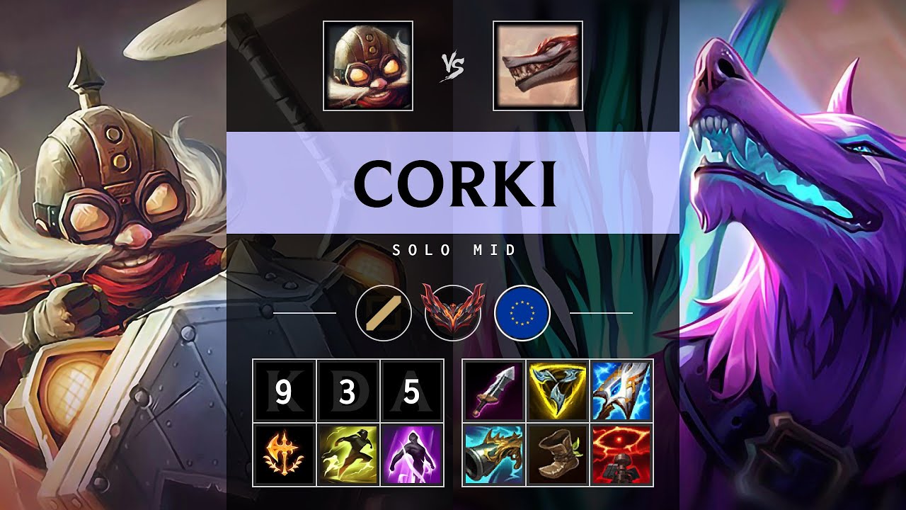 Corki Mid vs Naafiri - EUW Grandmaster Patch 25.18