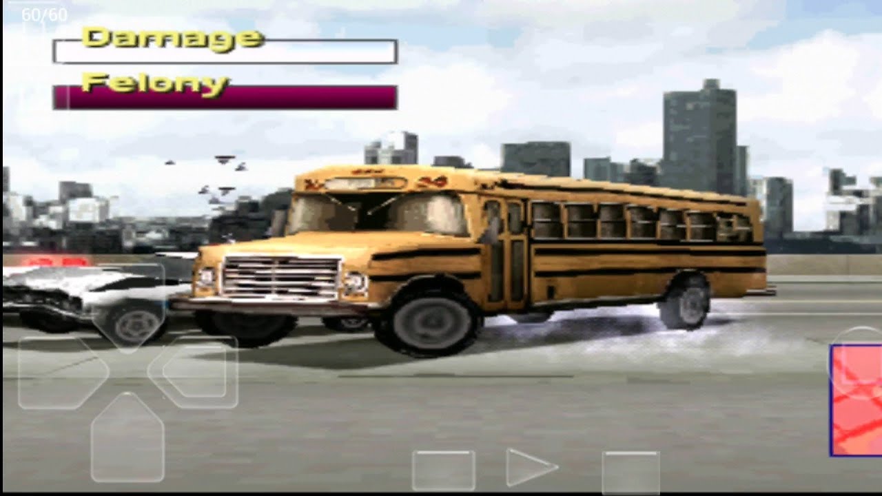Driver 2 [ePSXe] | Infinite Mass + N²O Powered School Bus | Chicago, Illinois