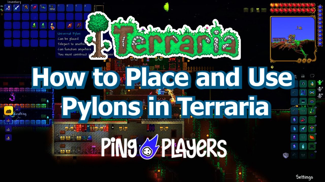 How to Place and Use Pylons in Terraria (Fast Travel Guide)