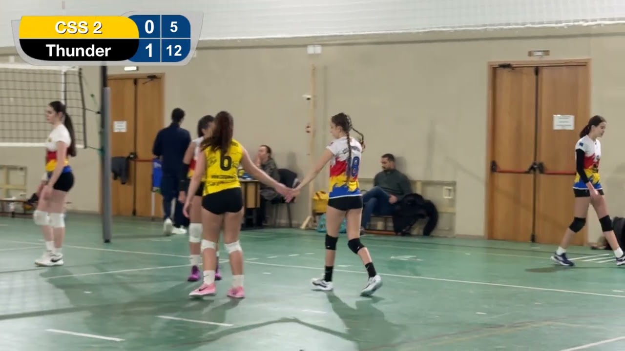 4K / Volei feminin U17 / Campionat Municipal Open 25/26 / CSS 2 - Thunder 0-3 / Set 2