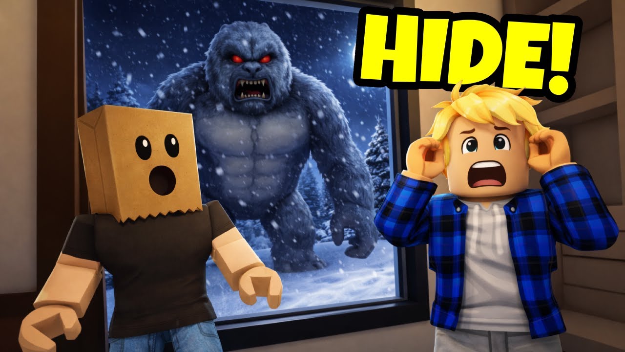 A YETI ATTACKED OUR MOUNTAIN CABIN… (Brookhaven Story)