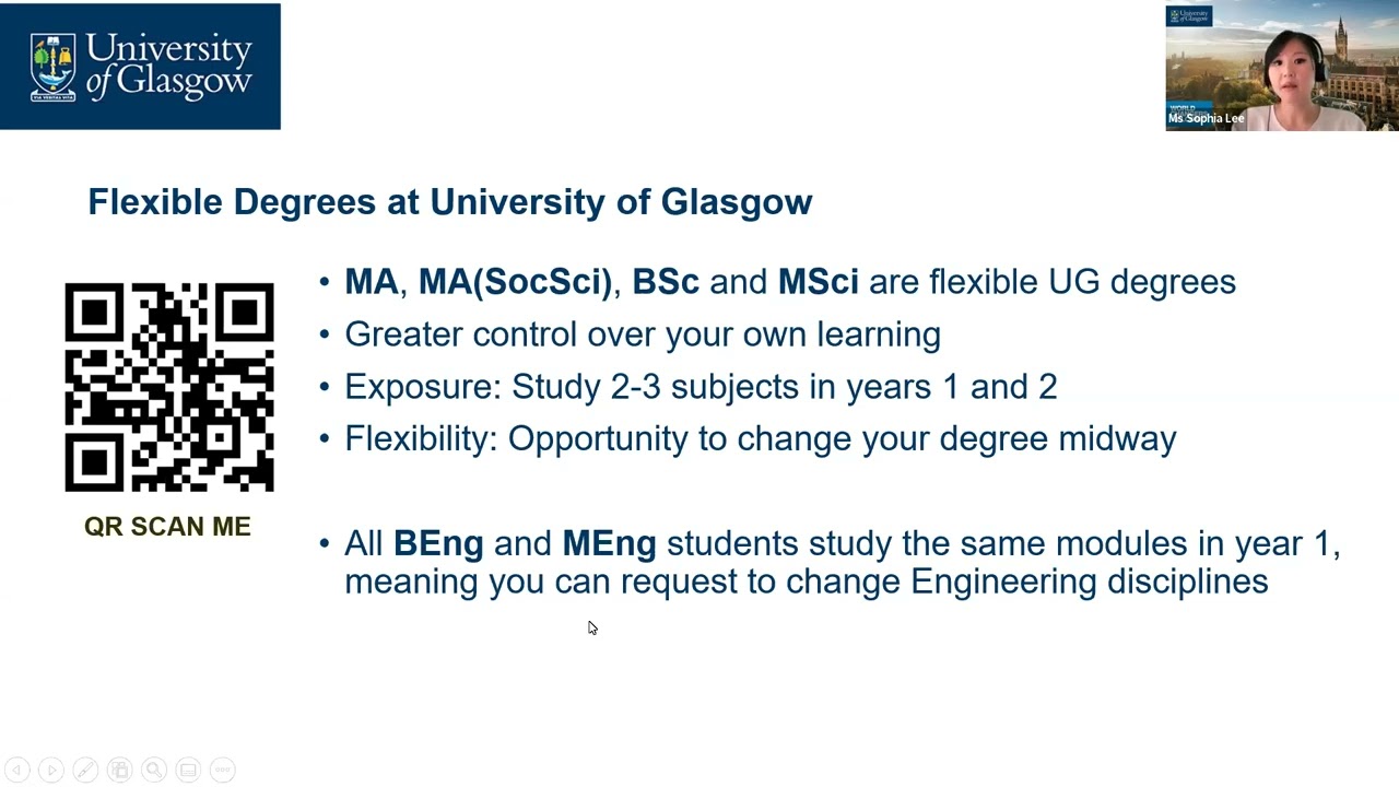 University of Glasgow | Flexible degrees - which degree should I study?