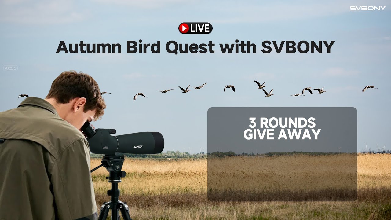Autumn Bird Quest with SVBONY-Snap,Share,Shine