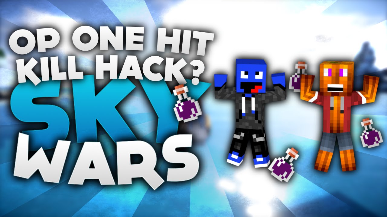 OP ONE-HIT KILL HACK? - Minecraft Sky Wars! | DieBuddiesZocken