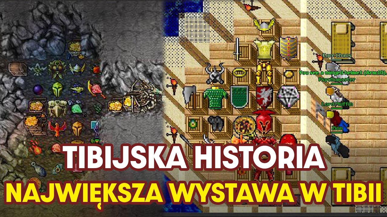 Największa Legendarna wystawa rare itemów w świecie Tibii