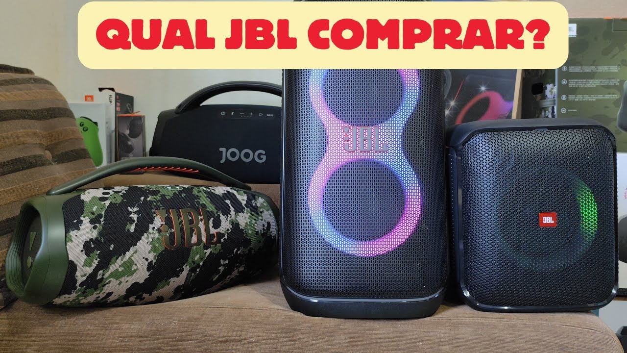 Qual CAIXA DE SOM da JBL comprar? JBL BOOMBOX 3, PARTYBOX CLUB 120, JBL PARTYBOX ENCORE ESSENTIAL?
