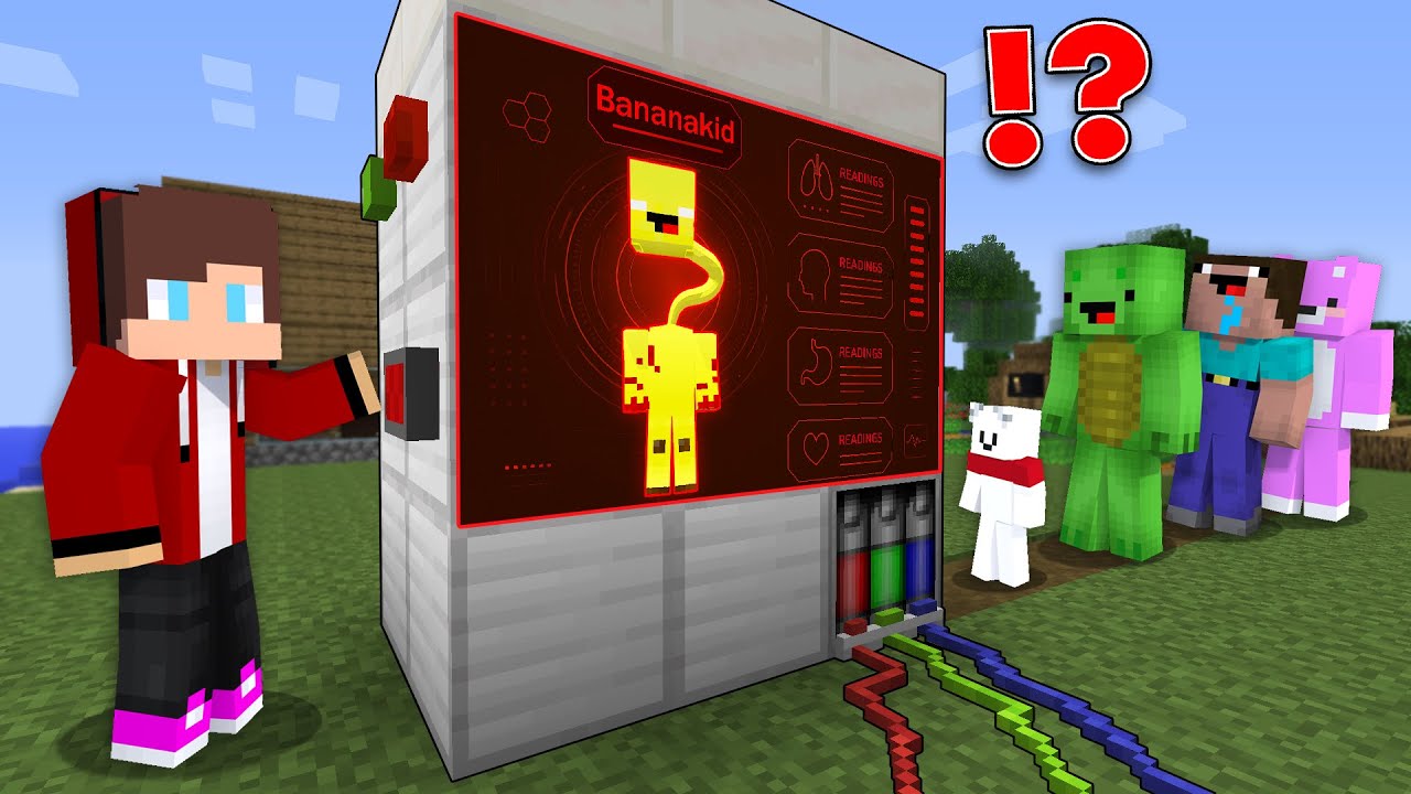 JJ Created a Scanner to Find Scary Friend with Long Neck ?!