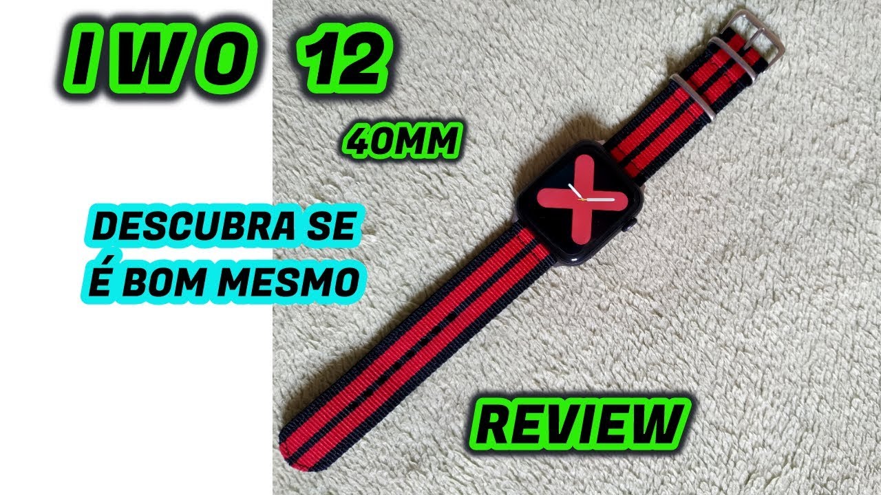 IWO 12 REVIEW  (40mm) DESCUBRA SE &Eacute; BOM MESMO !