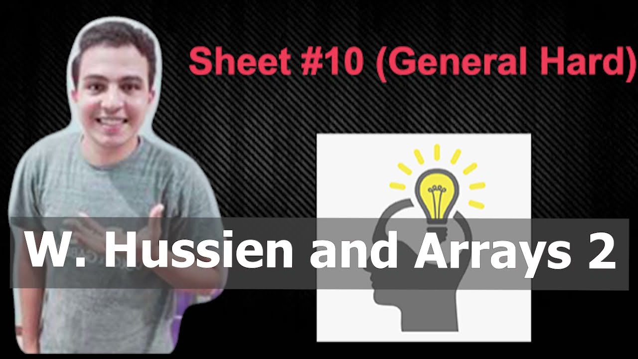 W. Hussien and Arrays 2