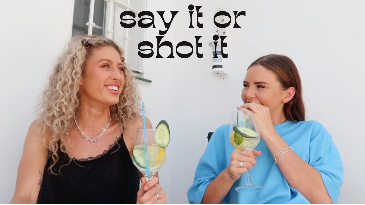 get ready with us / say it or shot it