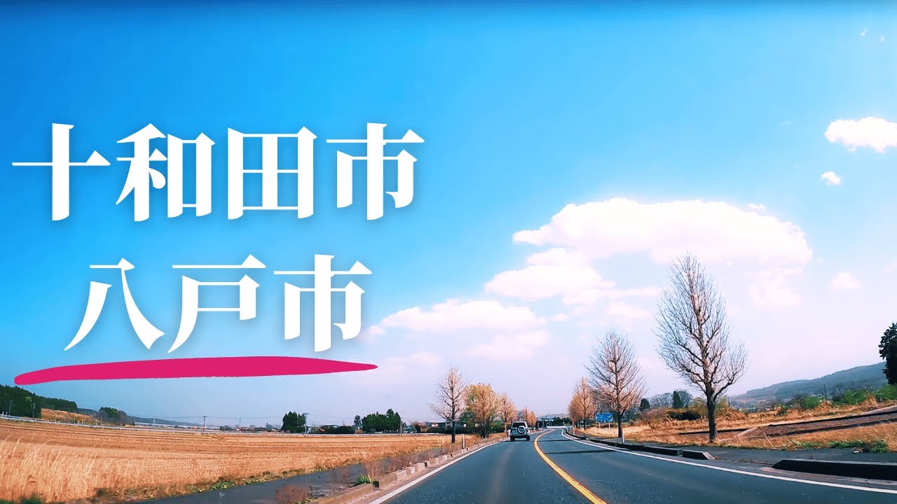 【車載動画】青森県十和田市~国道45号~八戸市 4K 2023
