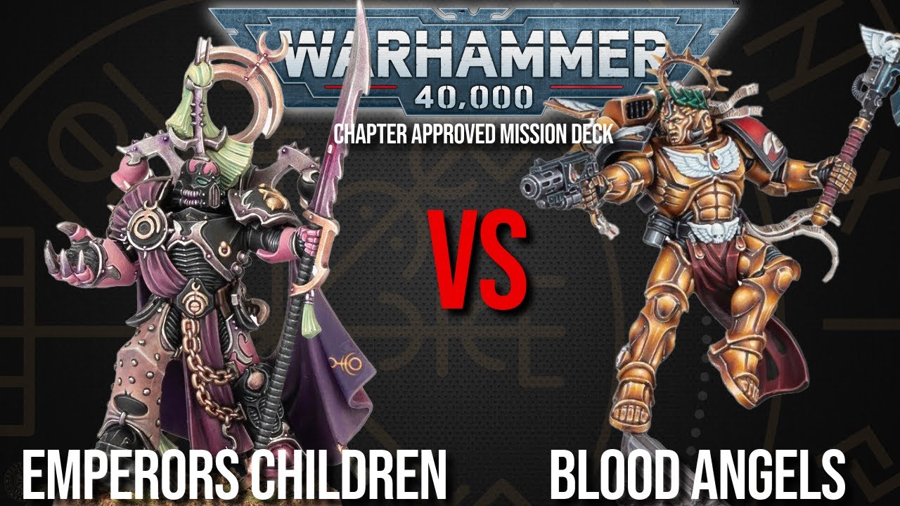 A Battle of the BLADES! Emperors Children Vs Blood Angels - Warhammer 40k 10th Edition