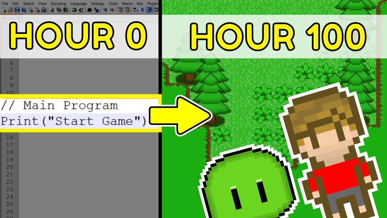 I Spent 100 HOURS Making a Game With NO GAME ENGINE