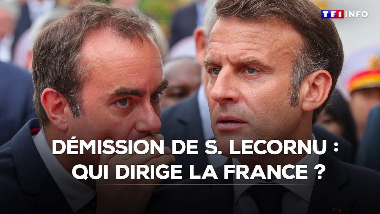 D&eacute;mission de S&eacute;bastien Lecornu : qui dirige maintenant la France ?｜TF1 INFO