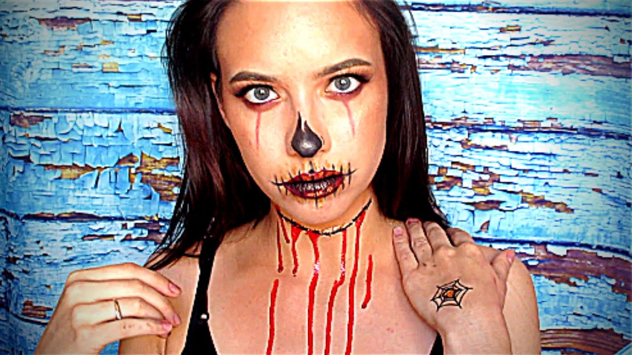 Halloween Tutorial - BLOODY SKULL