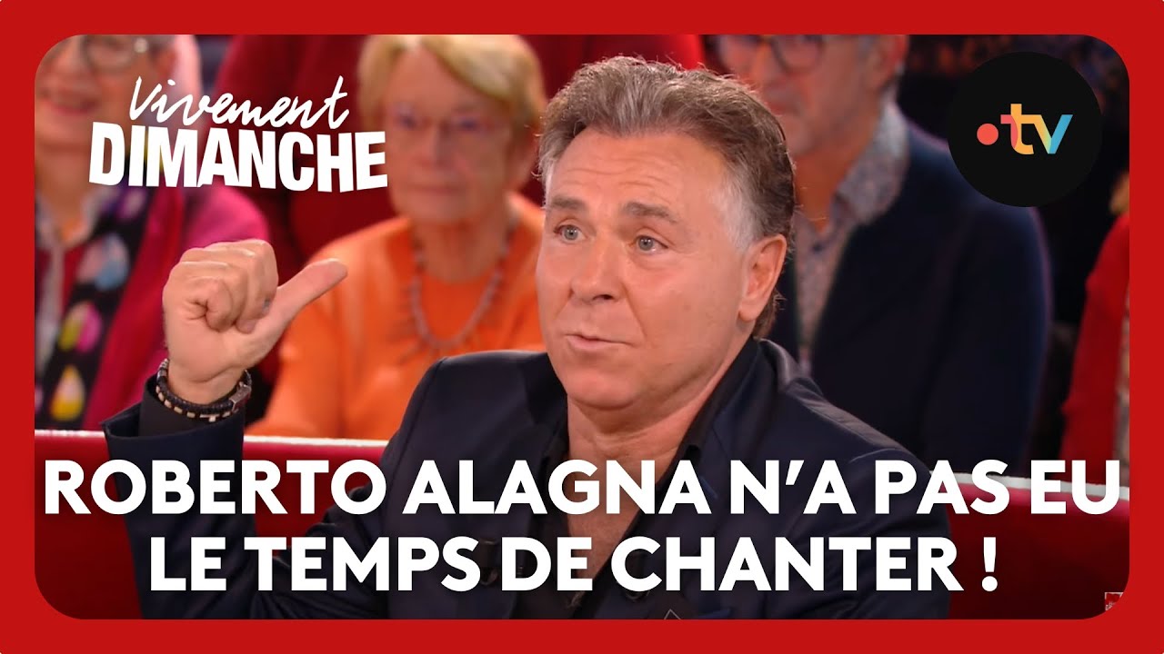 Roberto Alagna embarqué par la police alors qu'il s'apprêtait à chanter ! - Vivement Dimanche