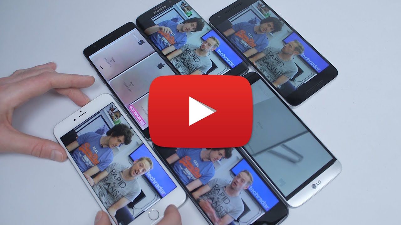 Smartphone battery test - YouTube: iPhone 6S+ v S7 Edge v HTC 10 v LG G5 v Nexus 6P v OnePlus 3