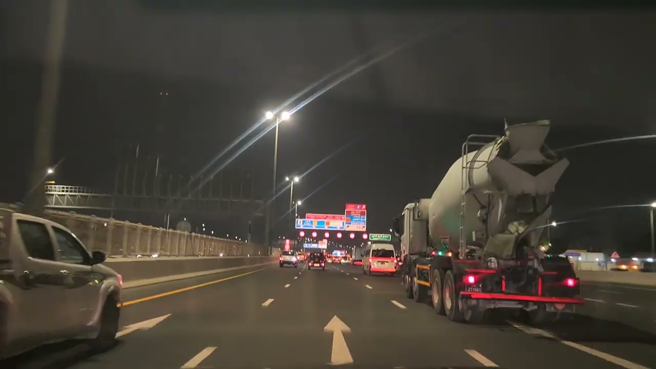 Doha festival city mall to  al wakrah via sabah al ahmad corridor ( Qatar road tour)
