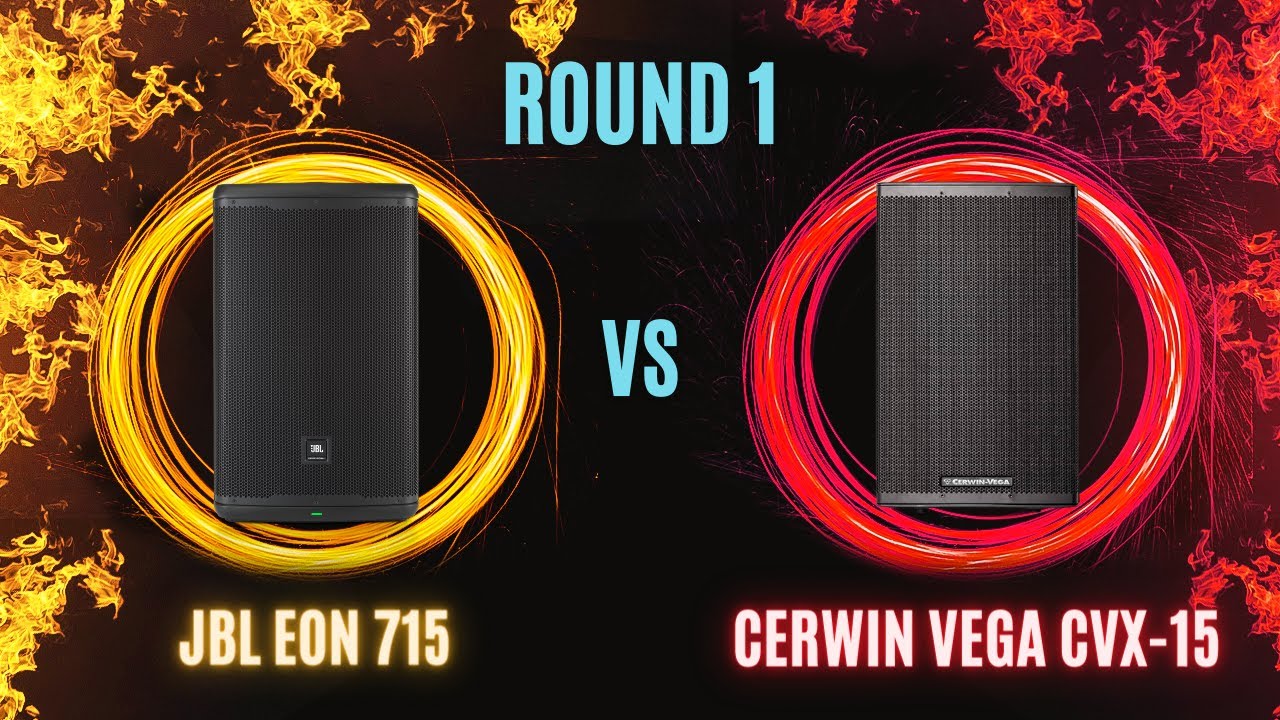 JBL EON 715 VS CERWIN VEGA CVX-15 | Comparación y opinión.