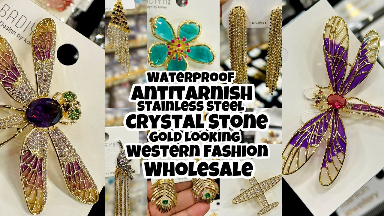 Waterproof Jewellery Wholesale Market| Anti Tarnish, SS, Korean, Western Fashion Jewelry Supplier