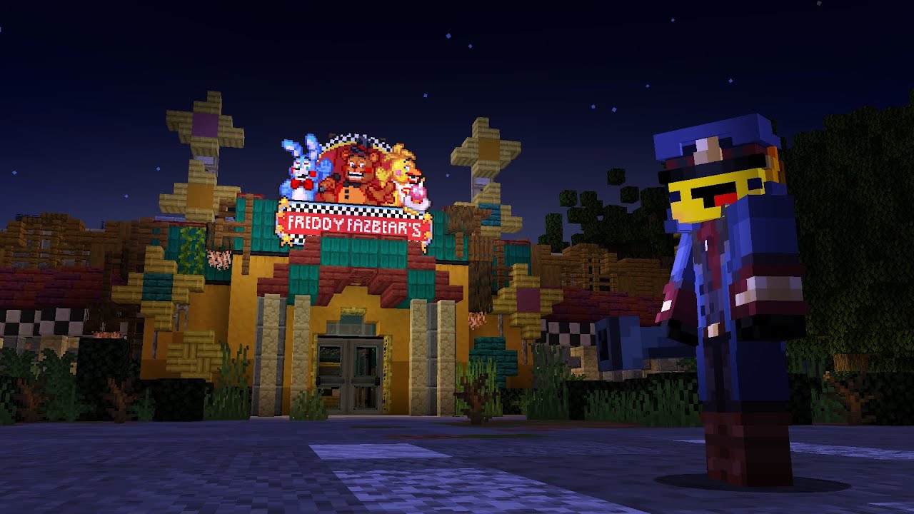 Visito la PIZZERÍA de la Película de FNAF 2 en Minecraft | FNAF Management Wanted #5