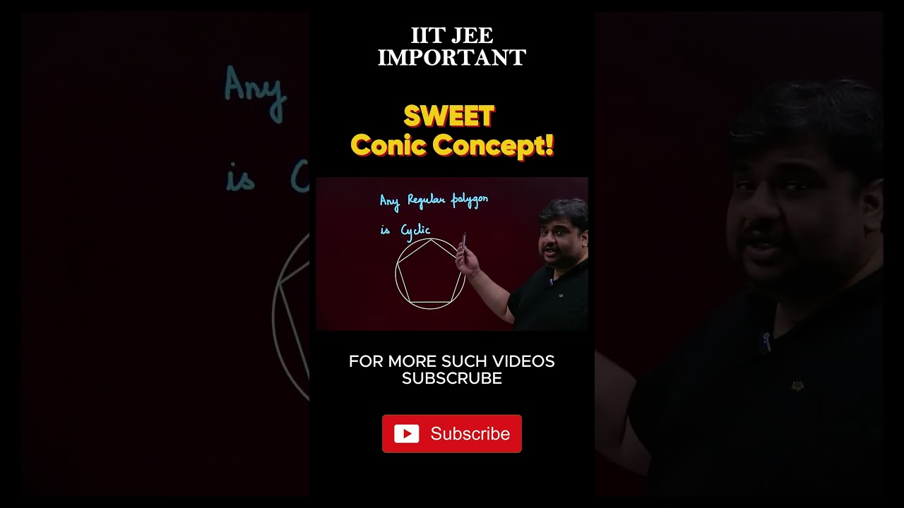 Sweet Conic Concept! | Coordinate Geometry | JEE 2025 #jeepreparation #jeemaths