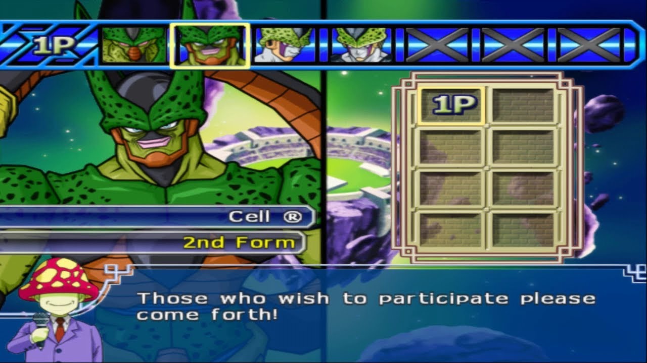 DBZ: Budokai Tenkaichi 3 (PS2) walkthrough - Cell (2nd Form)