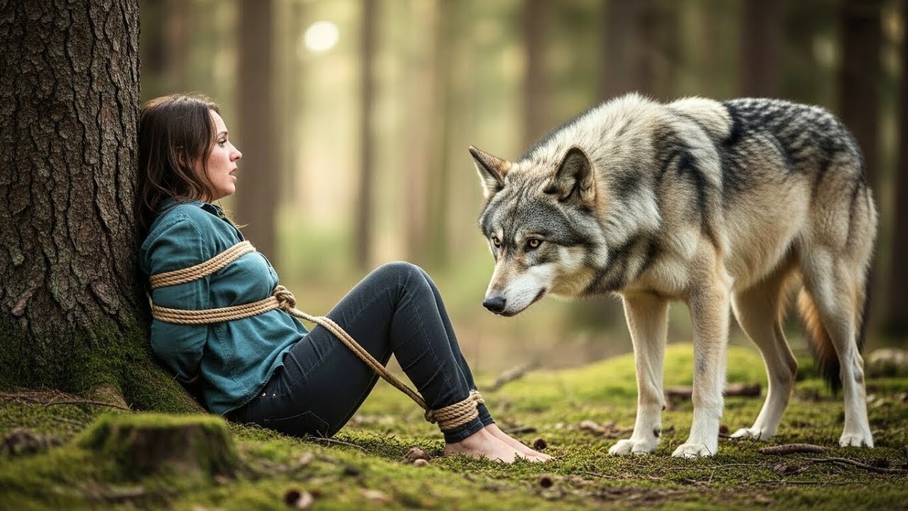 Elle est retrouvée pendue par un loup géant… Mais ce qu’il fait ensuite est inimaginable