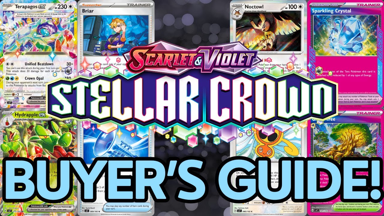 Top 10 Best Stellar Crown Cards + PTCGL Crafting Guide
