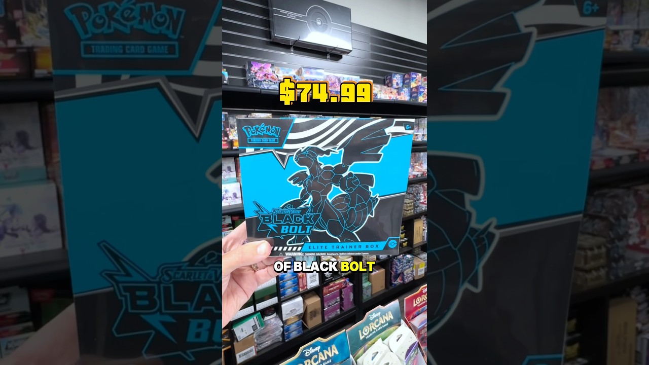 Black Bolt ELITE Trainer Box In 2025 😯📈