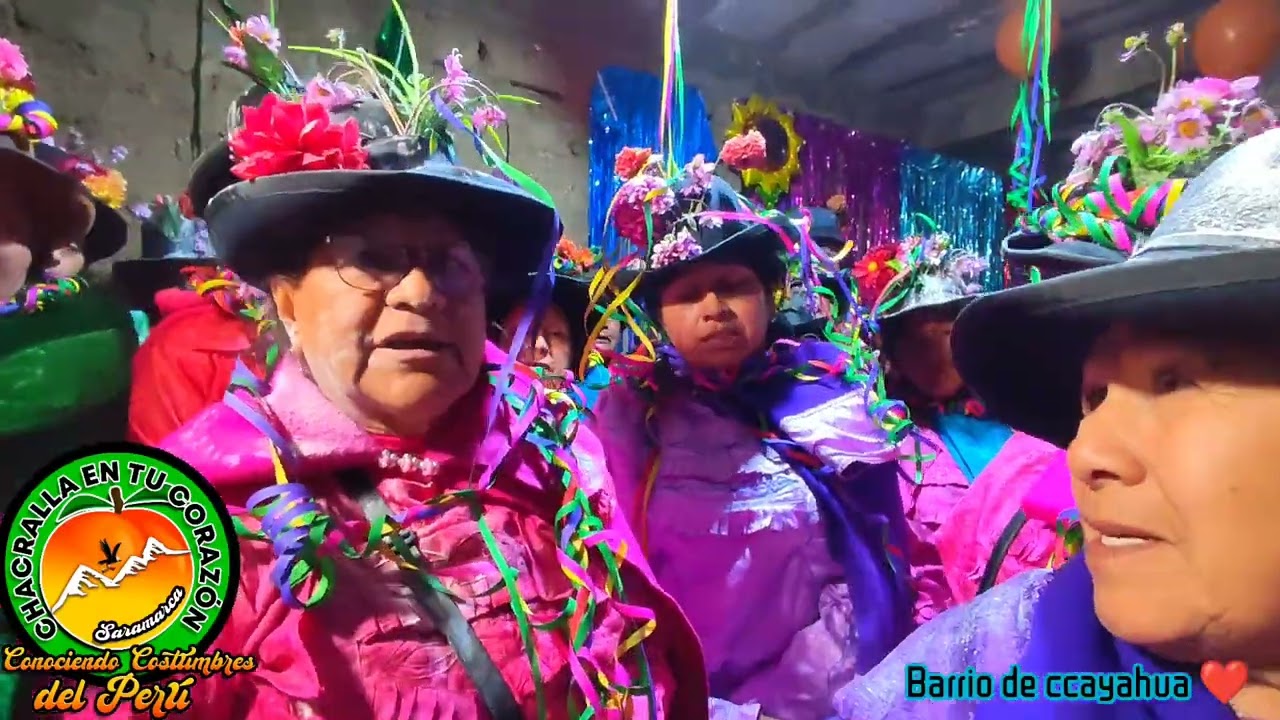 GRAN ANTICIPA DE CHIMAYCHA -PUKLLAYCHA BARRIO DE CCAYAHUA 2024🎼❤️.#viralvideo #musica #peru #cultura