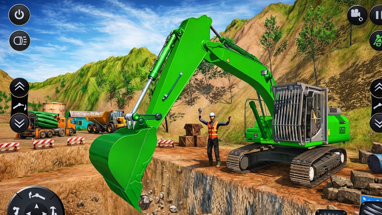 Road construction simulator 3d game | City construction simulator game play | 
