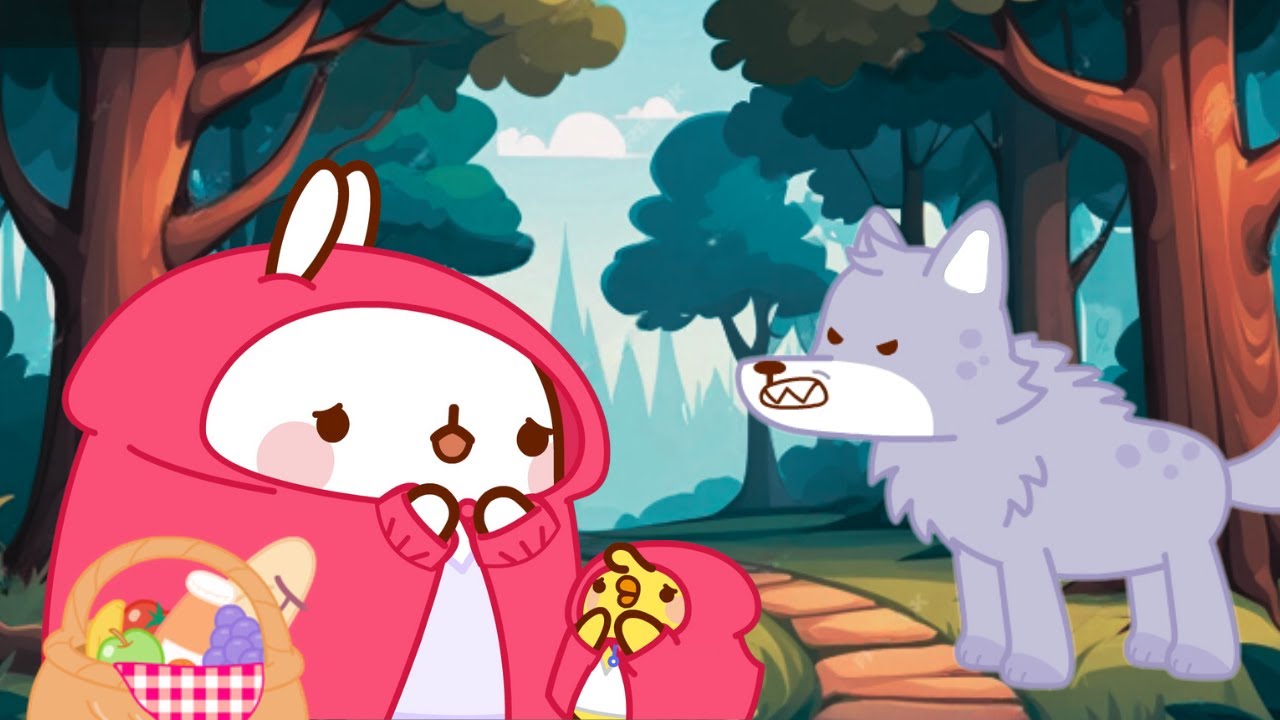 Molang and Piu Piu : Little Red Riding Hood 🐺👵🏻 | Fairy Tales For kids