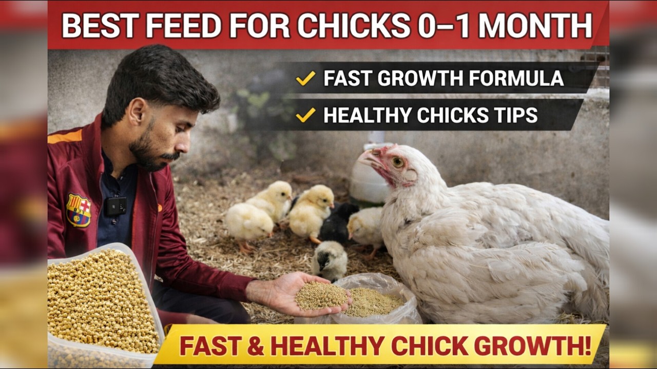0–1 Month Chicks Best Feed | Fast Growth & Healthy Chicks Guide | FN Loft