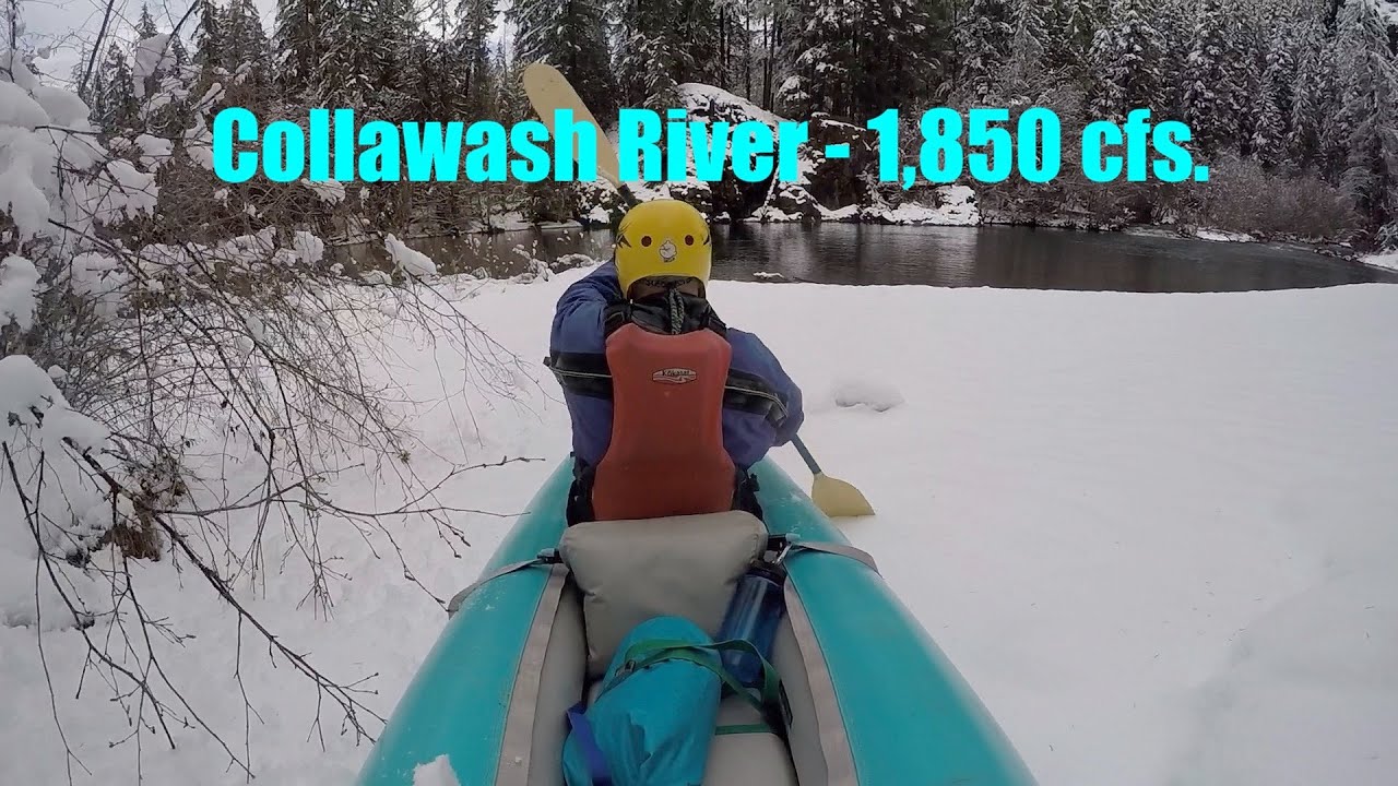 Collawash River 2-17-24 (1,850 cfs. at Three Lynx)