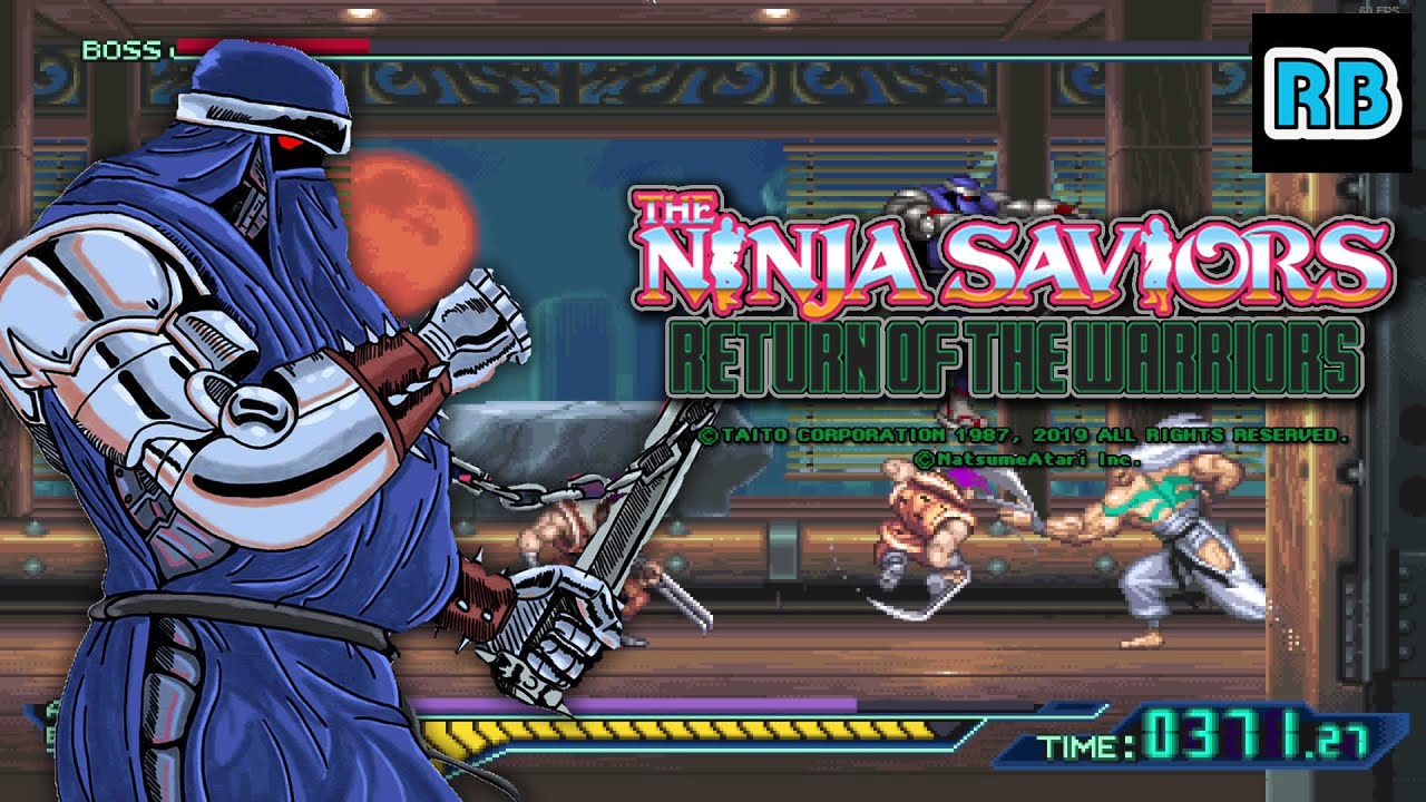 2023 [60fps] PC The Ninja Saviors: Return of the Warriors Speedrun Ninja 2500s Hard No Death ALL