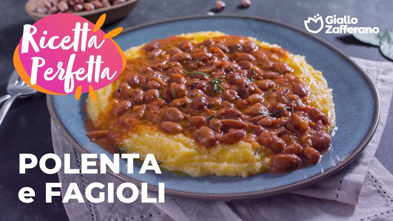 POLENTA e FAGIOLI: la RICETTA PERFETTA per combattere il FREDDO❄😍