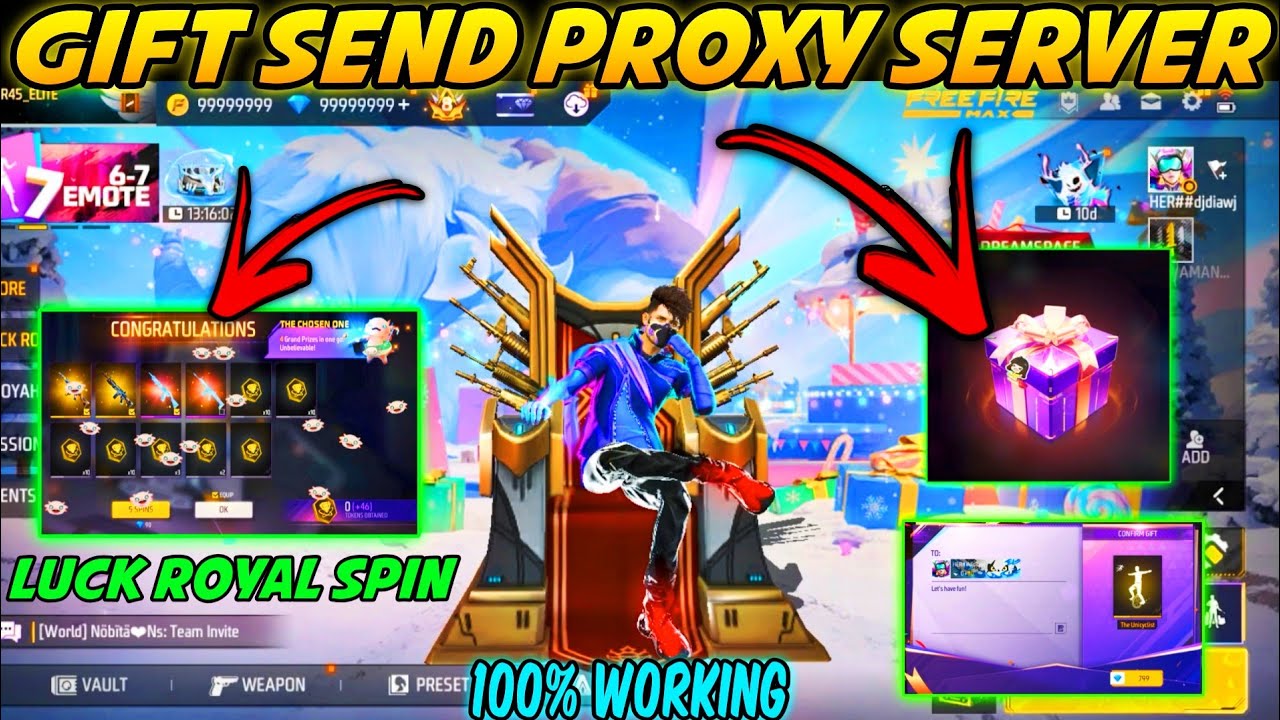 gift send proxy server | diamond use vip proxy server 
