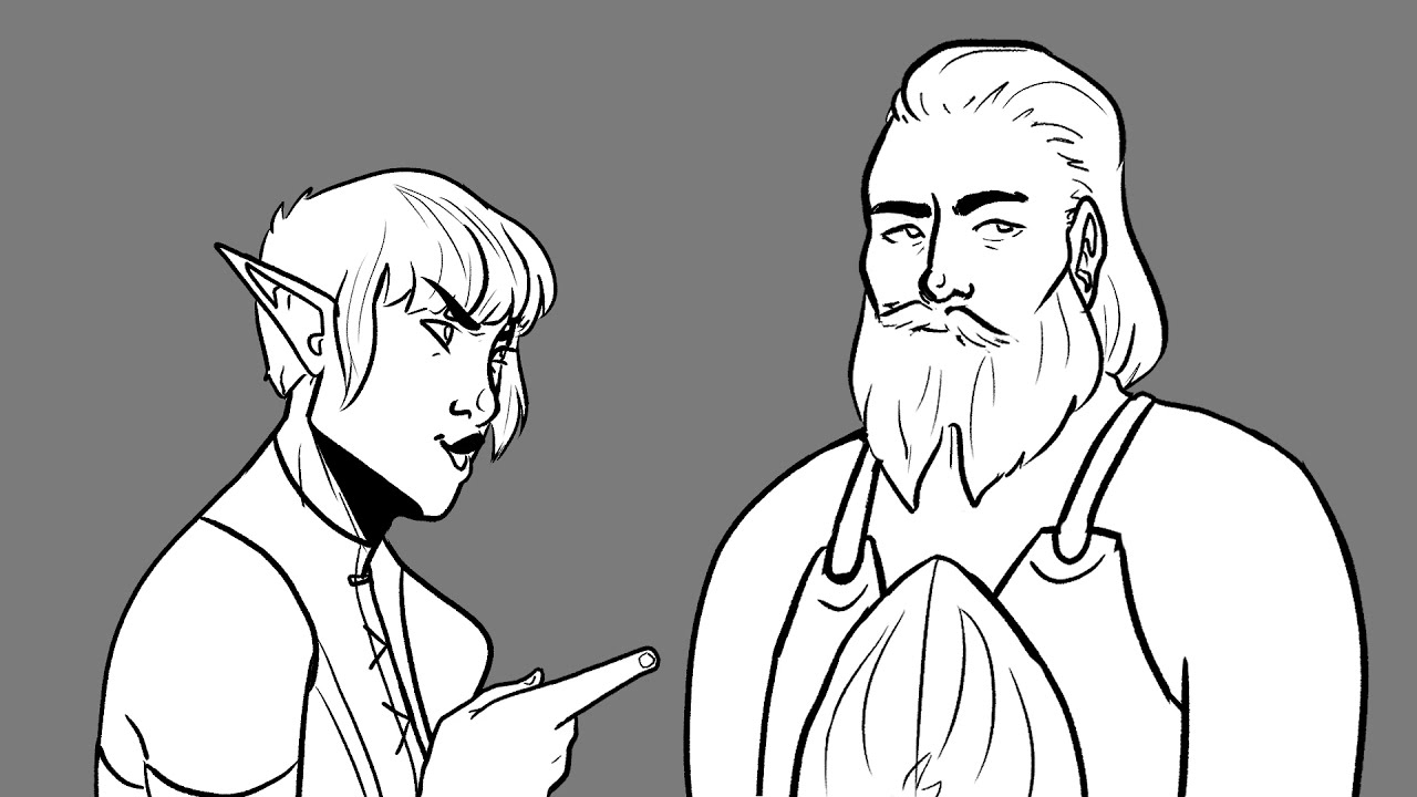 you knowwwwwww - DA:I banter animatic