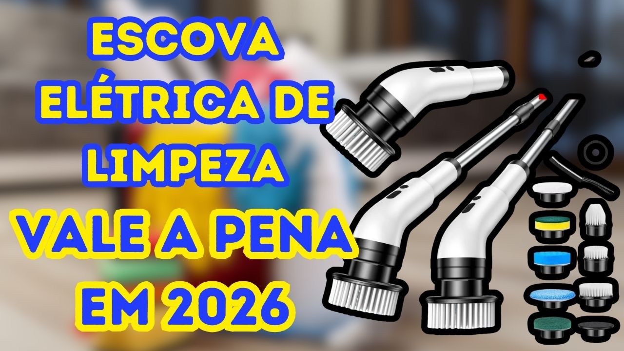 ESCOVA DE LIMPEZA: Escova Elétrica de Limpeza Realmente Vale a pena?