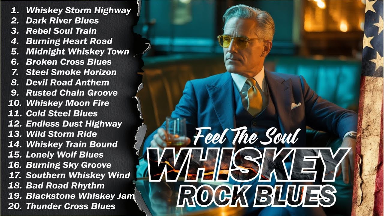 Best of Blues Rock - Emotional Soulful Guitar & Soothing Blues Melodies for Relaxing | 24/7 Stream