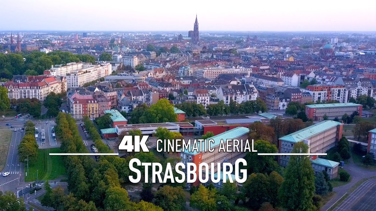 STRASBOURG Drone 4K 🇫🇷 | Straßburg FRANCE Ultra HD