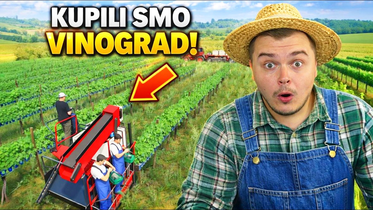 Kupili smo VINOGRAD… i odmah krenuli radit! 🍇 EP 84 @DjuraFrizura