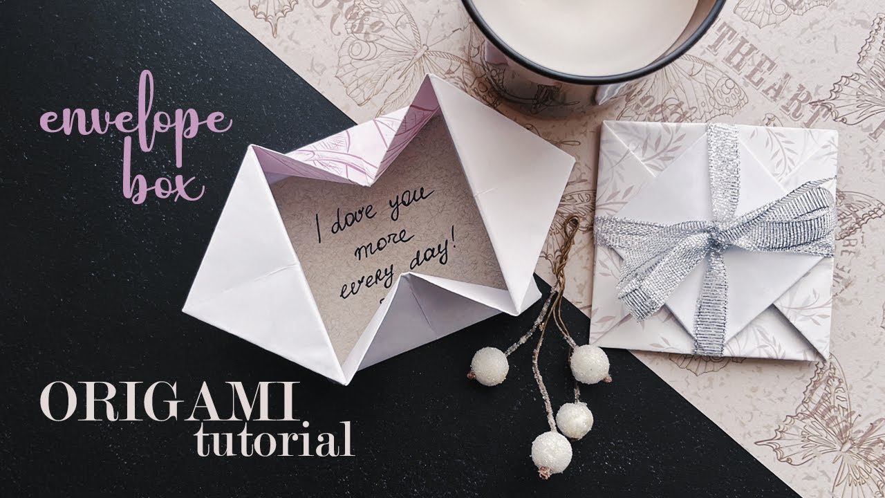 Paper Envelope Box | How to Make Origami Envelope Box | Easy Tutorial