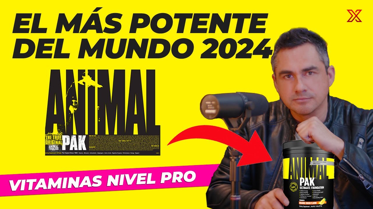 ¿Qué es ANIMAL PAK? 💊 Descubre el MULTIVITAMÍNICO Más Potente del mundo🔥